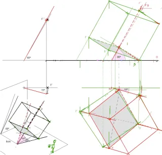 Geometría descriptiva universidad, DIBUJO TÉCNICO