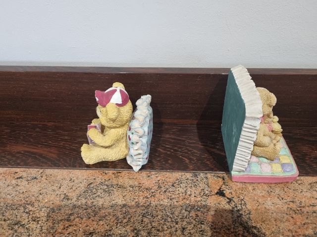 2 porta libri in ceramica