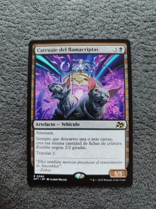 Carta Magic carruaje del llamacriptas