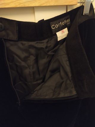 Falda negra Cortefiel