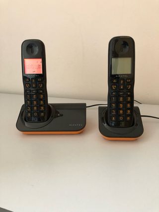 Telefono fijo inalámbrico 2 terminales