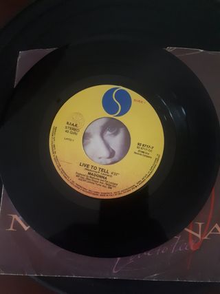 Madonna vinili 45" LIVE TO TELL e LIKE A PRAYER
