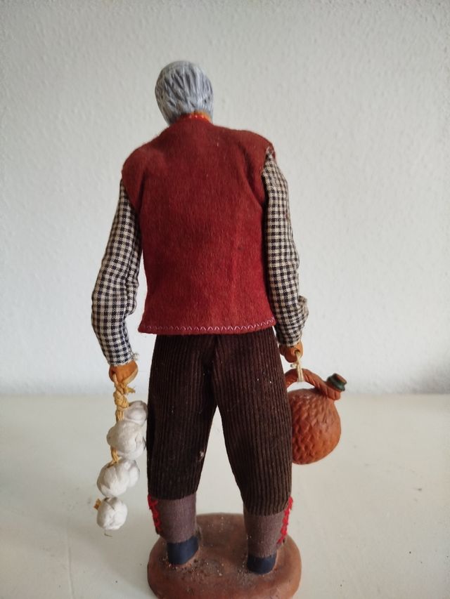 MUÑECO ARTESANAL DE TERRACOTA AÑOS 20