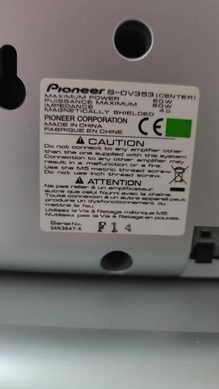 Altavoces home cinema 360w Pioneer