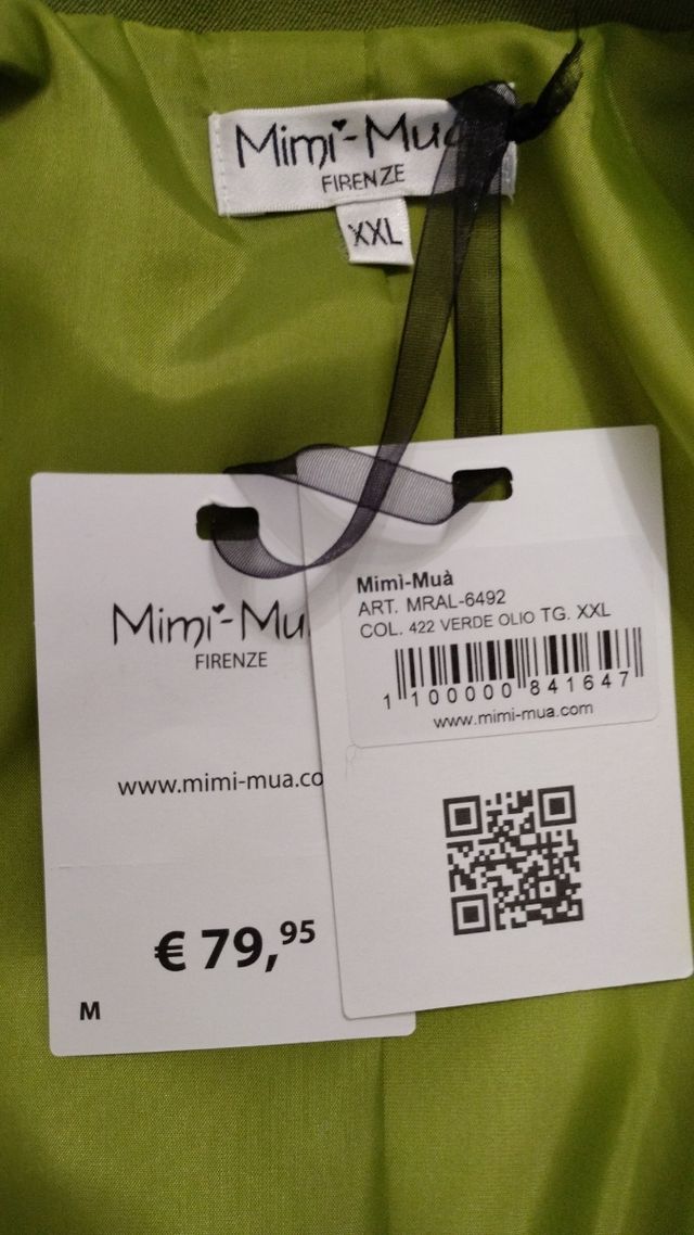 Chaqueta americana Mimi-Mua talla XXL
