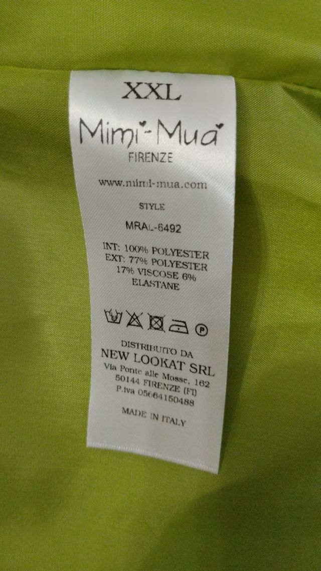 Chaqueta americana Mimi-Mua talla XXL