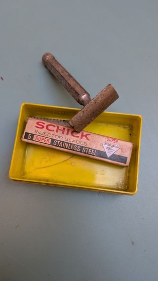 Maquina afeitar antigua