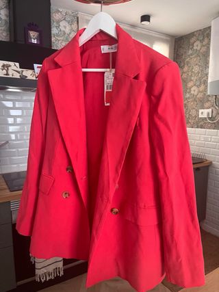 Blazer colof frambuesa