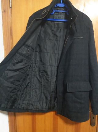 Chaqueta tipo militar negra