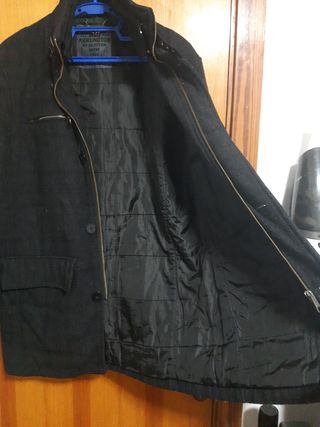Chaqueta tipo militar negra