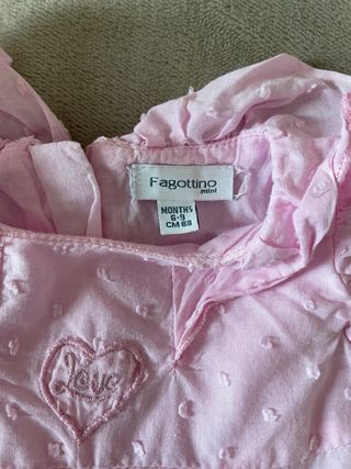 Vestitino estivo rosa neonata