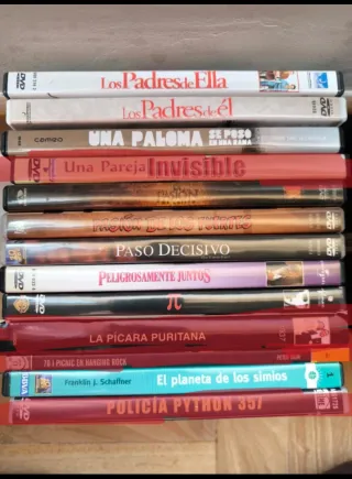 Pack DVDs Letra P