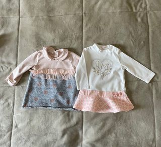Set 2 vestitini autunnali neonata