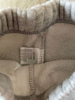 Pantalone Invernale Neonato Grigio