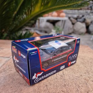modellino auto 1:43 alfa romeo giulia carabinieri
