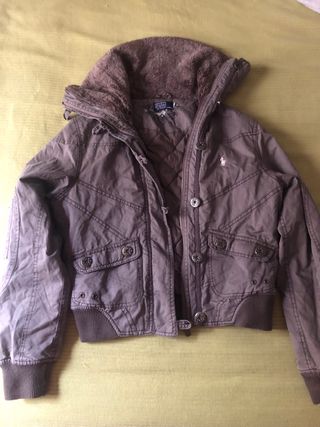 Cazadora marron chica Ralph Lauren M