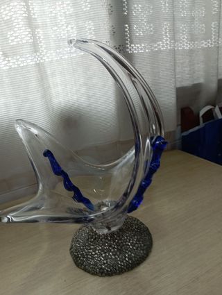 Vendo centro de mesa pedestal bronce