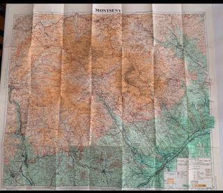 Mapa Alpina del Montseny 1986