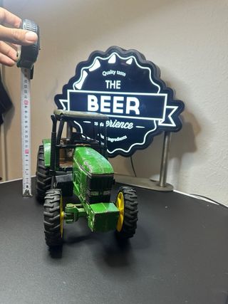 Tractor metalico john deere antiguo