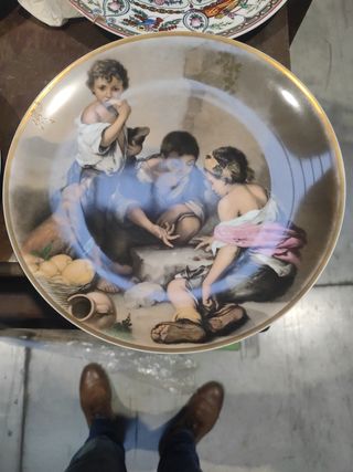 Platos porcelana para colgar 