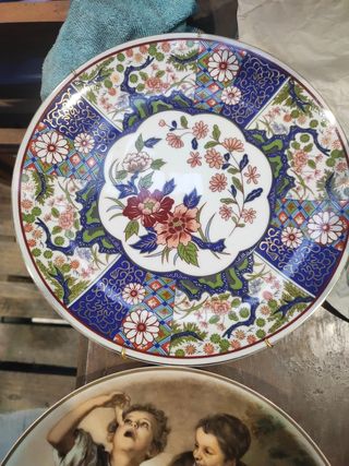 Platos porcelana para colgar 
