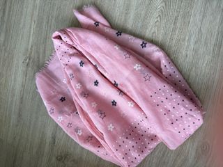 Pañuelo foulard rosa