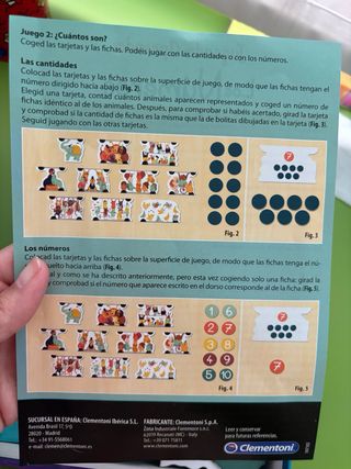 Puzzle aprender numeros clementoni