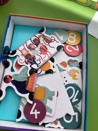 Puzzle aprender numeros clementoni