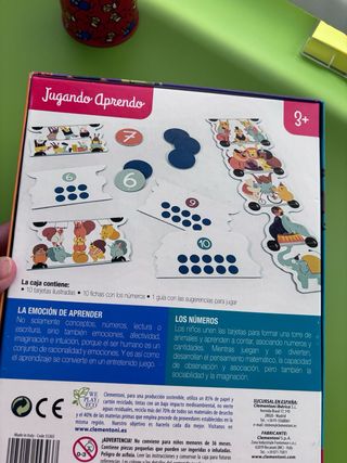 Puzzle aprender numeros clementoni