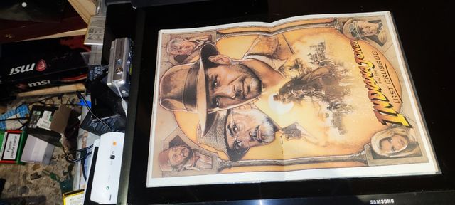 INDIANA JONES LA ÚLTIMA CRUZADCON PÓSTER