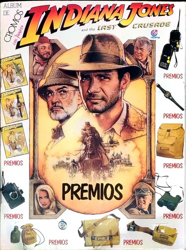 INDIANA JONES LA ÚLTIMA CRUZADCON PÓSTER