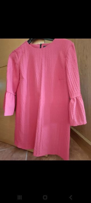 Vestido madia manga zara