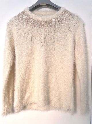  Jersey de pelo con lentejuelas