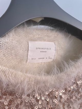  Jersey de pelo con lentejuelas