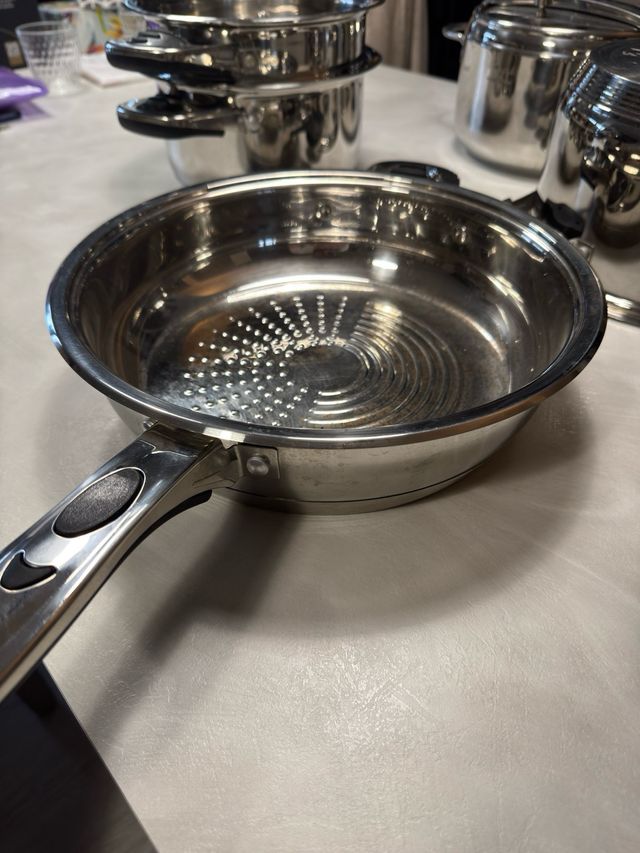 Set di pentole acciaio inox