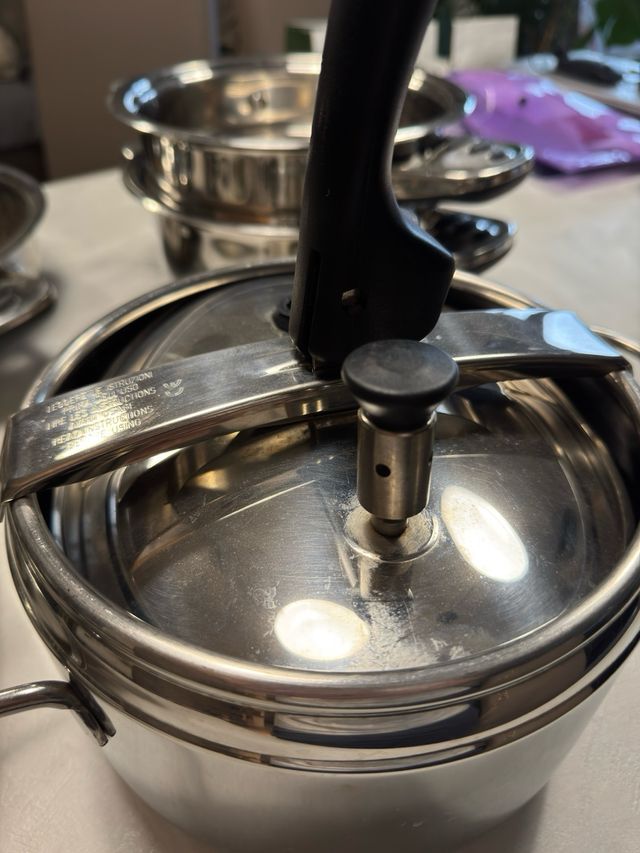 Set di pentole acciaio inox