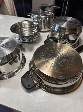 Set di pentole acciaio inox