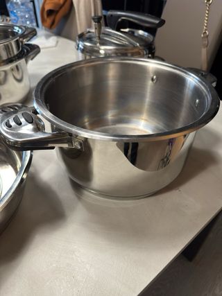 Set di pentole acciaio inox