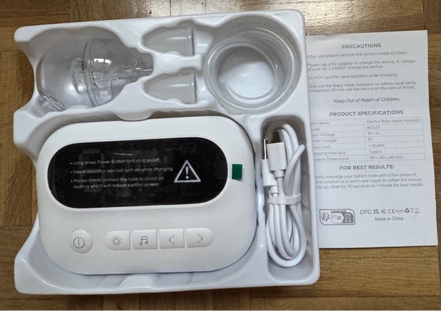 Aspirador nasal para bebés