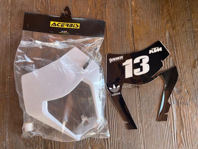 Careta porta faros KTM 350