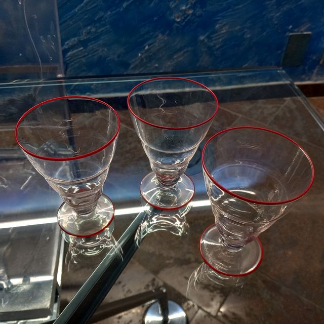 Bicchieri  vetro sonoro carlo moretti