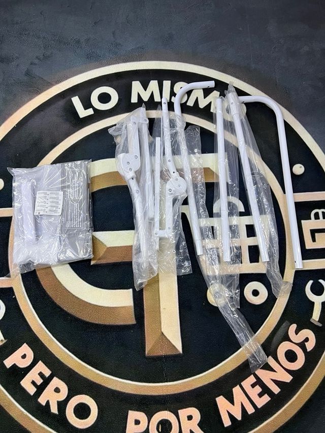 Barrera de cama infantil gris de 100cm