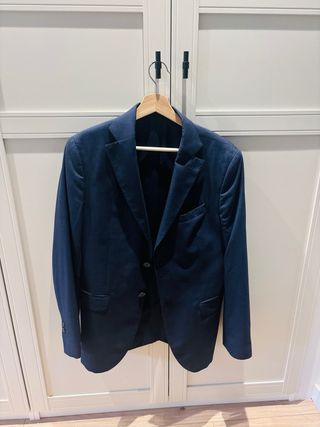Traje azul marino Massimo Dutti