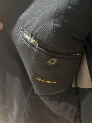 Traje azul marino Massimo Dutti