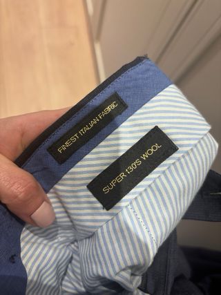 Traje azul marino Massimo Dutti