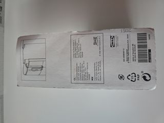 Barra cortina 100-180 cm y enganches