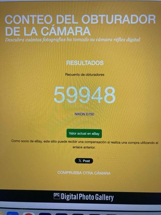 Cuerpo cámara Nikon D750