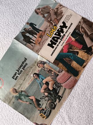 PÓSTER URI GELLER MENTALISTA DOBLA CUCHARA AÑO 70