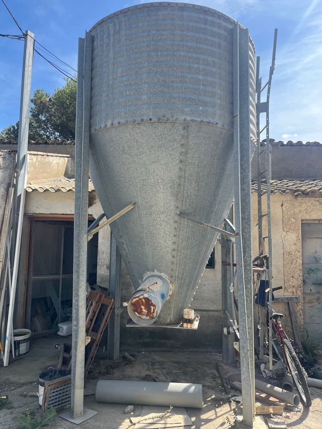 Silo galvanizado para pienso
