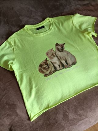 Camiseta Bershka 